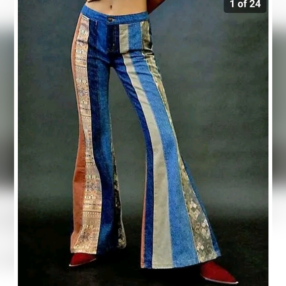 Free People Denim - Free People Serena low rise flare jean